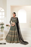 Exquisite Digital Printed Ajmeri Silk Lehenga Choli