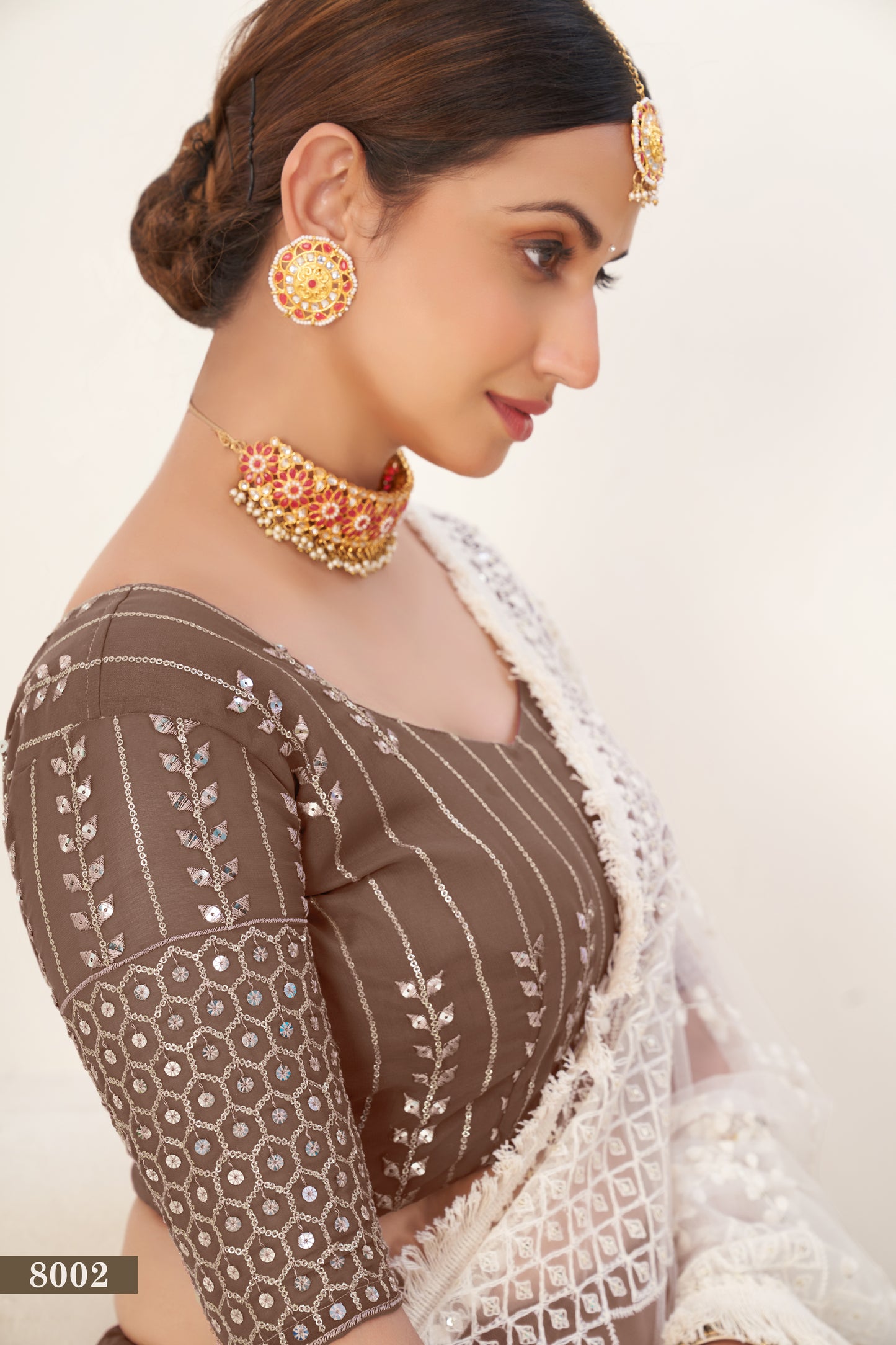 Navratri Special Art Silk Lehenga Choli with Gamthi Work