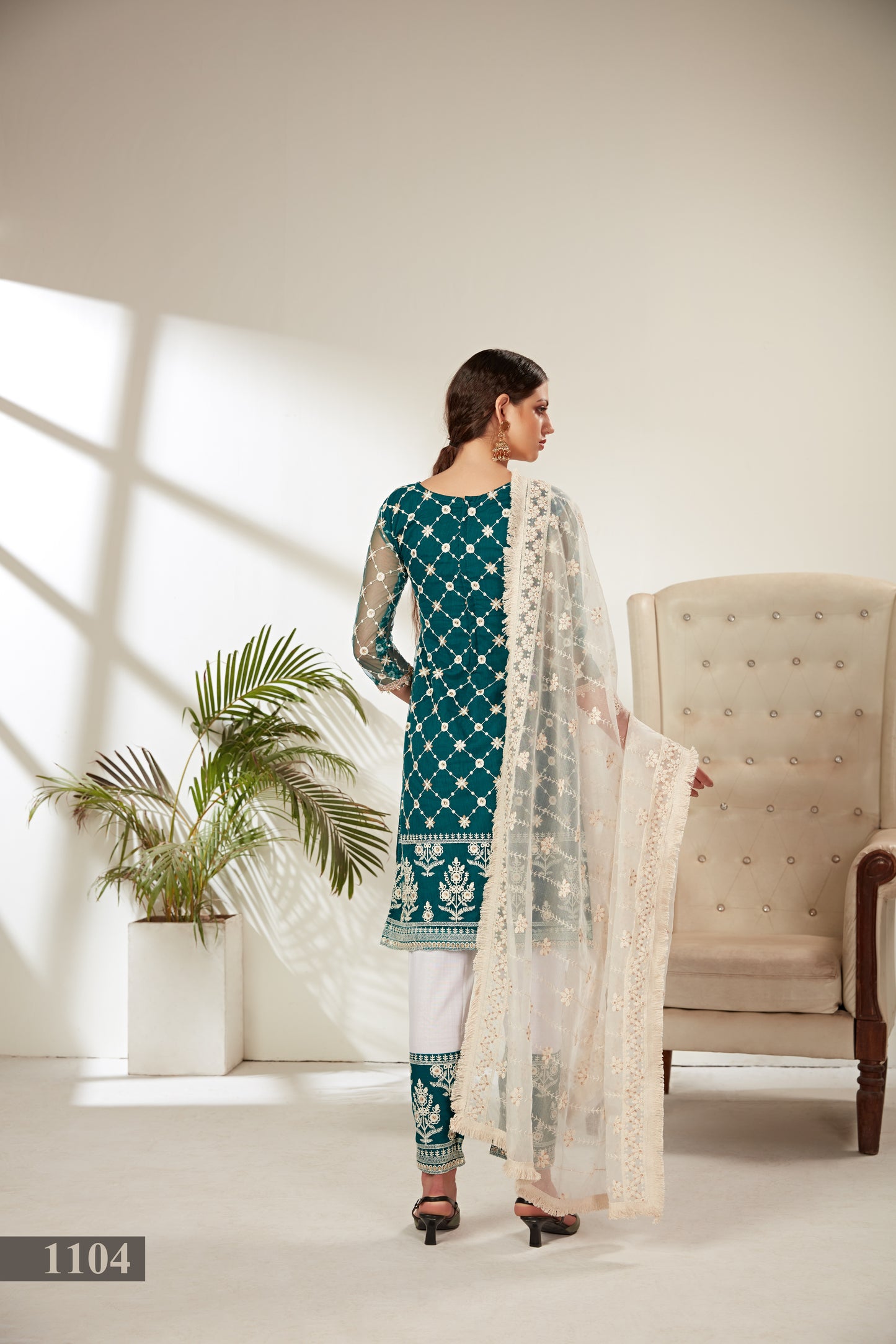 Elegant Designer Salwar Suit Set with Embroidery