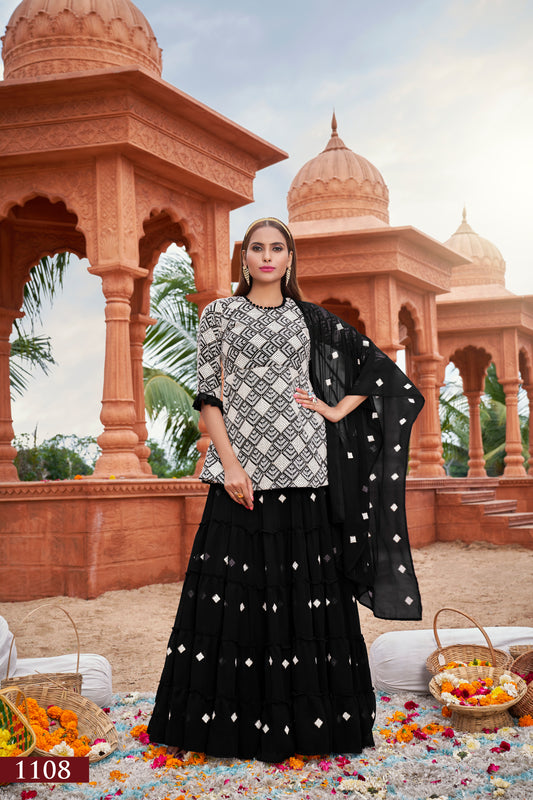 Ready-to-Wear Premium Designer Gown with Zari & Sequins