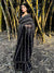 Black Georgette Wedding Look Saree | Thread & Sequence Embroidery | With Art Silk Blouse