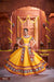 Rajwadi Yellow Navratri Chaniya Choli with Royal Blue Dupatta – Premium Quality