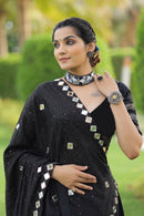 Rajwadi Black Sequins Work Navratri Chaniya Choli with Mirror Work Dupatta – 2025 Collection