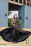 Rajwadi Pure Cotton Black Printed Navratri Chaniya Choli