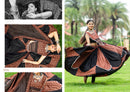 Rajwadi Black Maroon Cotton Printed Navratri Chaniya Choli