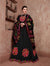 Black Gamthi Embroidered Navratri Lehenga Choli with Dupatta