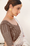 Navratri Special Art Silk Lehenga Choli with Gamthi Work