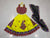 Lemon Yellow Kids Navratri Chaniya Choli with Garba Dancer Embroidery & Dupatta (6–7 Years)