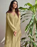 Premium Chanderi Mirror-Work 3-Piece Suit Set with Dupatta (Multiple Colours)