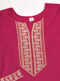 Pink Cotton Kurti with Stylish Embroidery & Sequence Work – Elegant Ethnic Wear for Women (Sizes XS to XXL)