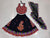 Black Kids Navratri Chaniya Choli with Garba Dancer Embroidery & Dupatta (6–7 Years)